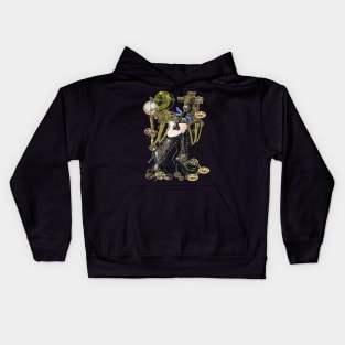 21st Steampunk Birthday girl Party-gift Kids Hoodie